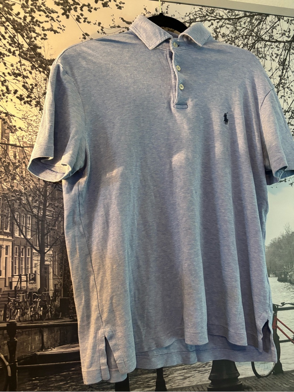 Polo by Ralph Lauren Heather‎ Sky Blue Short-Sleeve Polo